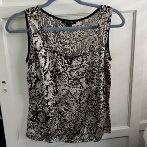 St. John Animal print blouse size S